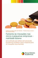 Fomento às inovações nas micro e pequenas empresas - realidade baiana