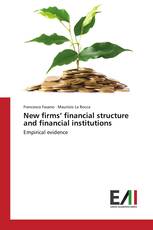 New firms’ financial structure and financial institutions