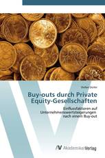 Buy-outs durch Private Equity-Gesellschaften