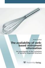 The availability of verb- based instrument information