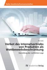 Verbot des Internetvertriebs von Produkten als Wettbewerbsbeschränkung