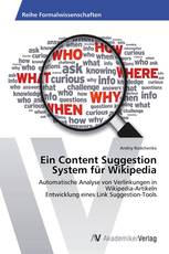 Ein Content Suggestion System für Wikipedia