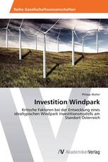 Investition Windpark