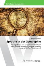 Sprache in der Geographie