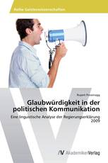 Glaubwürdigkeit in der politischen Kommunikation
