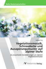 Vegetationsmosaik, Schneedecke und Ausaperungsmuster auf alpiner Stufe