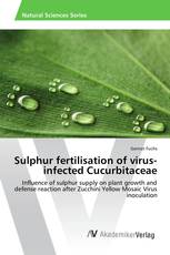 Sulphur fertilisation of virus-infected Cucurbitaceae