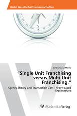 “Single Unit Franchising versus Multi Unit Franchising.“