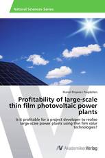 Profitability of large-scale thin film photovoltaic power plants