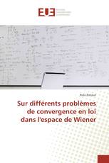 Sur différents problèmes de convergence en loi dans l'espace de Wiener