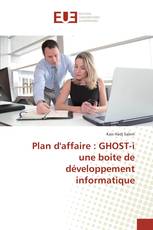 Plan d'affaire : GHOST-i une boite de développement informatique