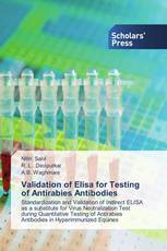 Validation of Elisa for Testing of Antirabies Antibodies