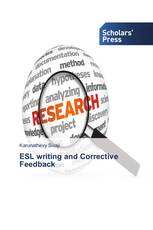 ESL writing and Corrective Feedback