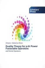 Duality Theory for p-th Power Factorable Operators