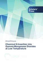 Chemical H-Insertion into Gamma-Manganese Dioxides at Low Temperature