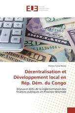 Décentralisation et Développement local en Rép. Dém. du Congo