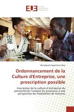 Ordonnancement de la Culture d'Entreprise, une prescription possible