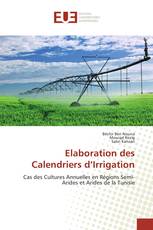 Elaboration des Calendriers d’Irrigation