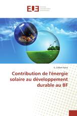 Contribution de l'énergie solaire au développement durable au BF