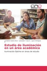 Estudio de iluminación en un área académica