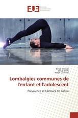 Lombalgies communes de l'enfant et l'adolescent