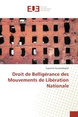 Droit de Belligérance des Mouvements de Libération Nationale