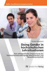 Doing Gender in hochschulischen Lehrsituationen