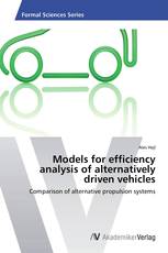 Models for efficiency analysis of alternatively driven vehicles