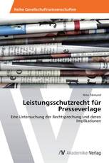 Leistungsschutzrecht für Presseverlage