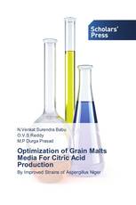 Optimization of Grain Malts Media For Citric Acid Production