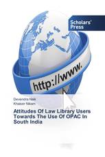 Attitudes Of Law Library Users Towards The Use Of OPAC In South India