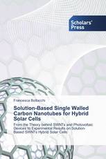 Solution-Based Single Walled Carbon Nanotubes for Hybrid Solar Cells