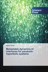 Metastable dynamics of interfaces for parabolic-hyperbolic systems