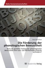 Die Förderung der phonologischen Bewusstheit