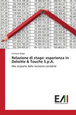 Relazione di stage: esperienza in Deloitte & Touche S.p.A.