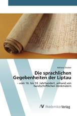 Die sprachlichen Gegebenheiten der Liptau