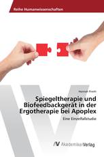 Spiegeltherapie und Biofeedbackgerät in der Ergotherapie bei Apoplex