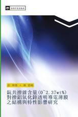 鈧共摻雜含量(0~2.37wt%)對摻鋁氧化鋅透明導電薄膜之結構與特性影響研究