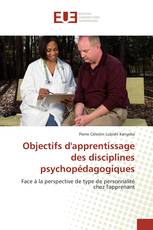 Objectifs d'apprentissage des disciplines psychopédagogiques