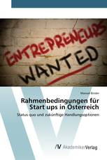 Rahmenbedingungen für Start ups in Österreich