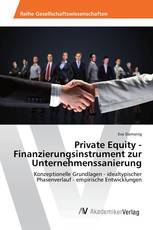 Private Equity - Finanzierungsinstrument zur Unternehmenssanierung