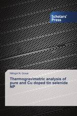 Thermogravimetric analysis of pure and Cu doped tin selenide NP