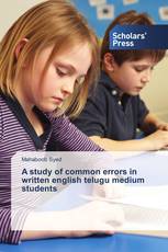 A study of common errors in written english telugu medium students