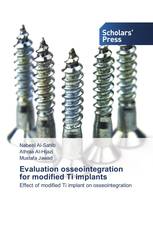 Evaluation osseointegration for modified Ti implants