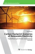 Carbon Footprint Scenarios of Renewable Electricity