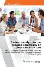 Business analysis in the growing complexity of corporate structure