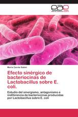 Efecto sinérgico de bacteriocinas de Lactobacillus sobre E. coli.