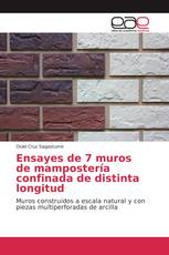 Ensayes de 7 muros de mampostería confinada de distinta longitud