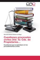 Cuestiones procesales civiles (Vol. II): Cds. de Propietarios...