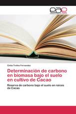 Determinación de carbono en biomasa bajo el suelo en cultivo de Cacao